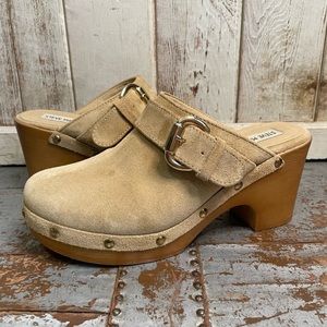 Steve Madden Somah Leather Clogs